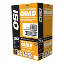 OSI 10 fl. oz. #259 Brown QUAD Advanced Formula Window Door and Siding Sealant (12-Pack) - 1637206