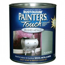 Rust-Oleum Painter's Touch 32 oz. Ultra Cover Metallic Platinum General Purpose Paint (Case of 2) - 246049