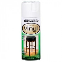 Rust-Oleum Specialty 11 oz. White Vinyl Spray Paint (Case of 6) - 1911830