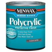 Minwax 8 oz. Satin Polycrylic Protective (4-Pack) - 233334444
