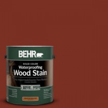 BEHR 1-gal. #2330 Redwood Solid Color Wood Stain - 233001