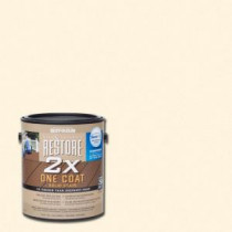 Rust-Oleum Restore 1 gal. 2X Canvas Solid Deck Stain with NeverWet - 291350