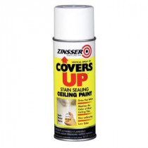 Zinsser 13 oz. Covers Up Paint and Primer in One Spray for Ceilings-(6-Pack) - 3688