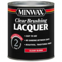 Minwax 1 qt. Gloss Clear Brushing Lacquer (4-Pack) - 15500